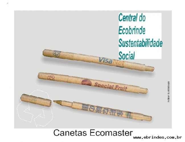 Caneta Reciclada Ecomaster