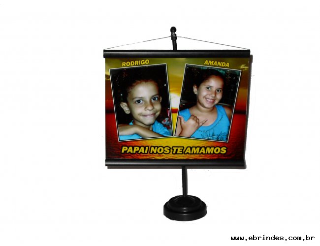 Banner de mesa personalizado