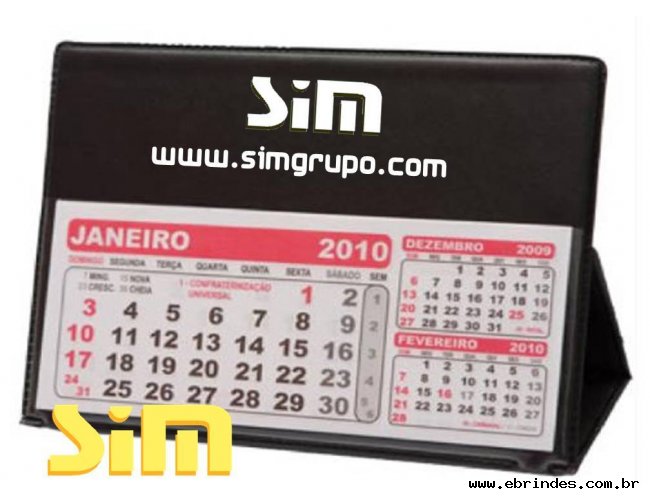 CALENDRIO  DE  MESA  EM  PVC