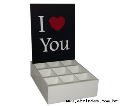 Caixa para Presente - I Love You