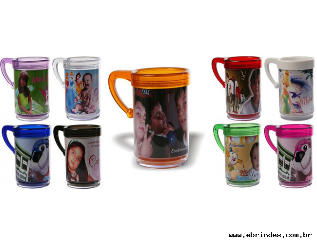 Caneca em acrlico infantil