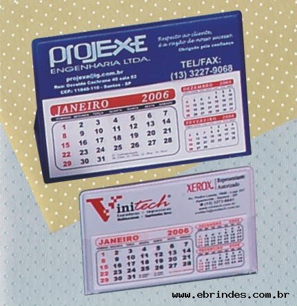 CALENDARIO DE MESA