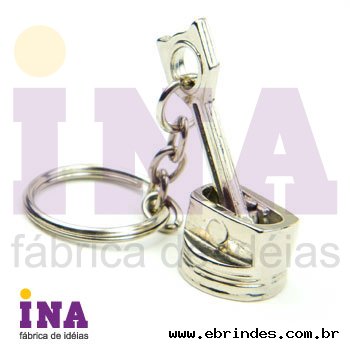 Chaveiro de Metal Tridimensional