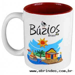 Caneca em porcelana bicolor