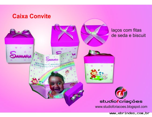 Caixa Convite - Convite Formato Caixa