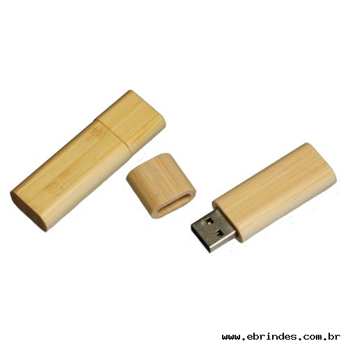 Pen drive de bambu