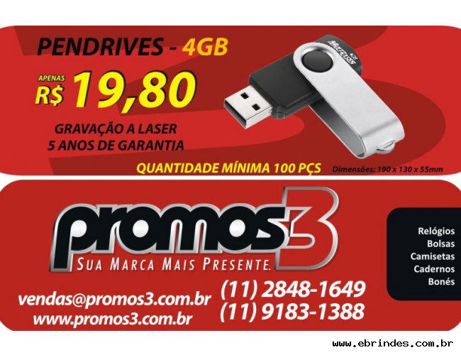 PENDRIVERS 4 GB