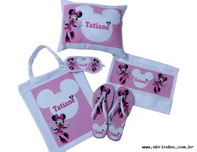 kit festa do pijama minnie moana patrulha canina varios temas