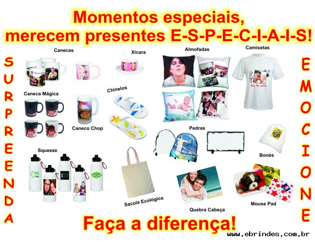 Brindes Promocionais e Personalizados!