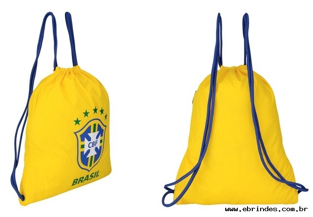 10,95 MOCHILA SACO EM NYLON 210  30X40