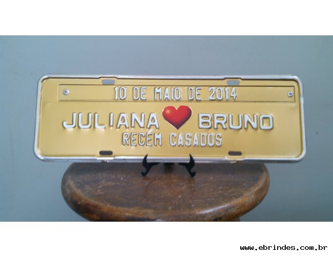 PLACA CASAMENTO