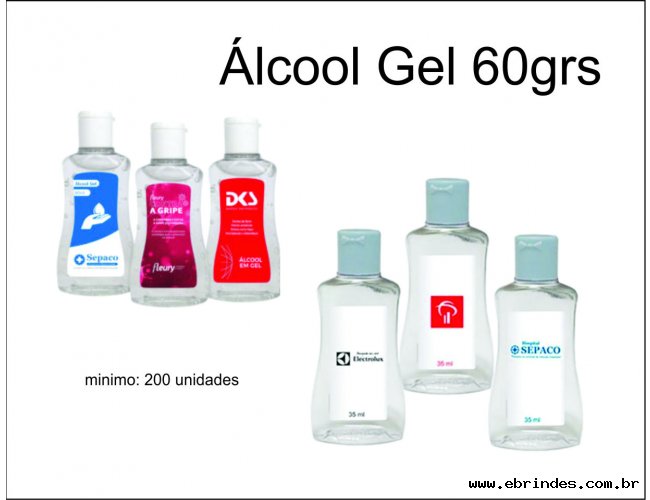 lcool em gel 60grs