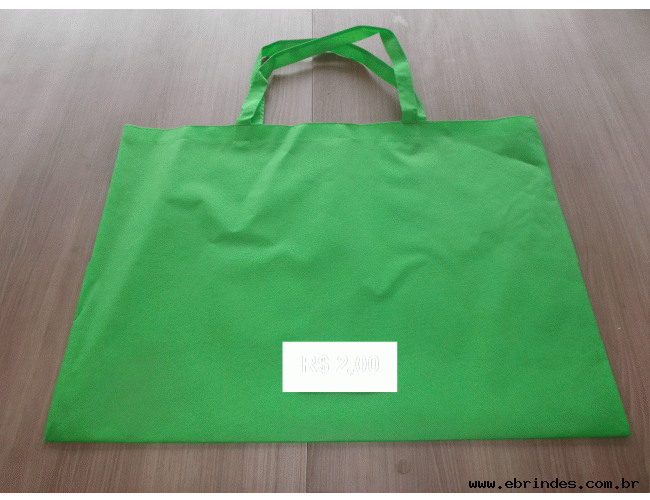 Sacola TNT verde (60x45)